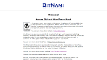 Access BitNami WordPress Stack